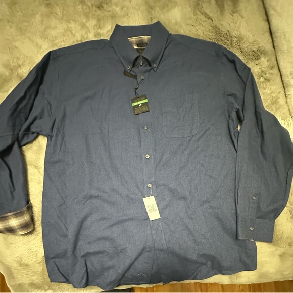 Nwt- Jos A Banks men’s cashmere/cotton button down xl - Picture 3 of 6